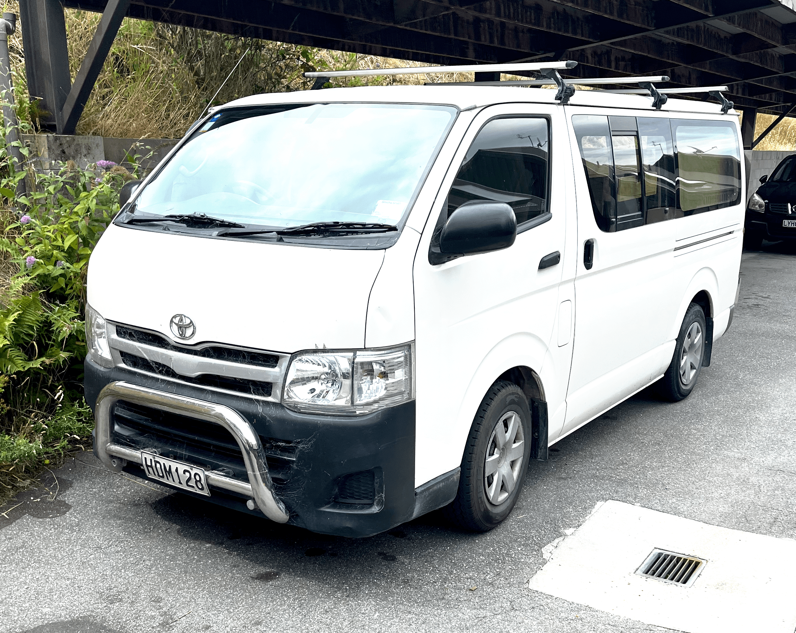 Company van showing professional branding