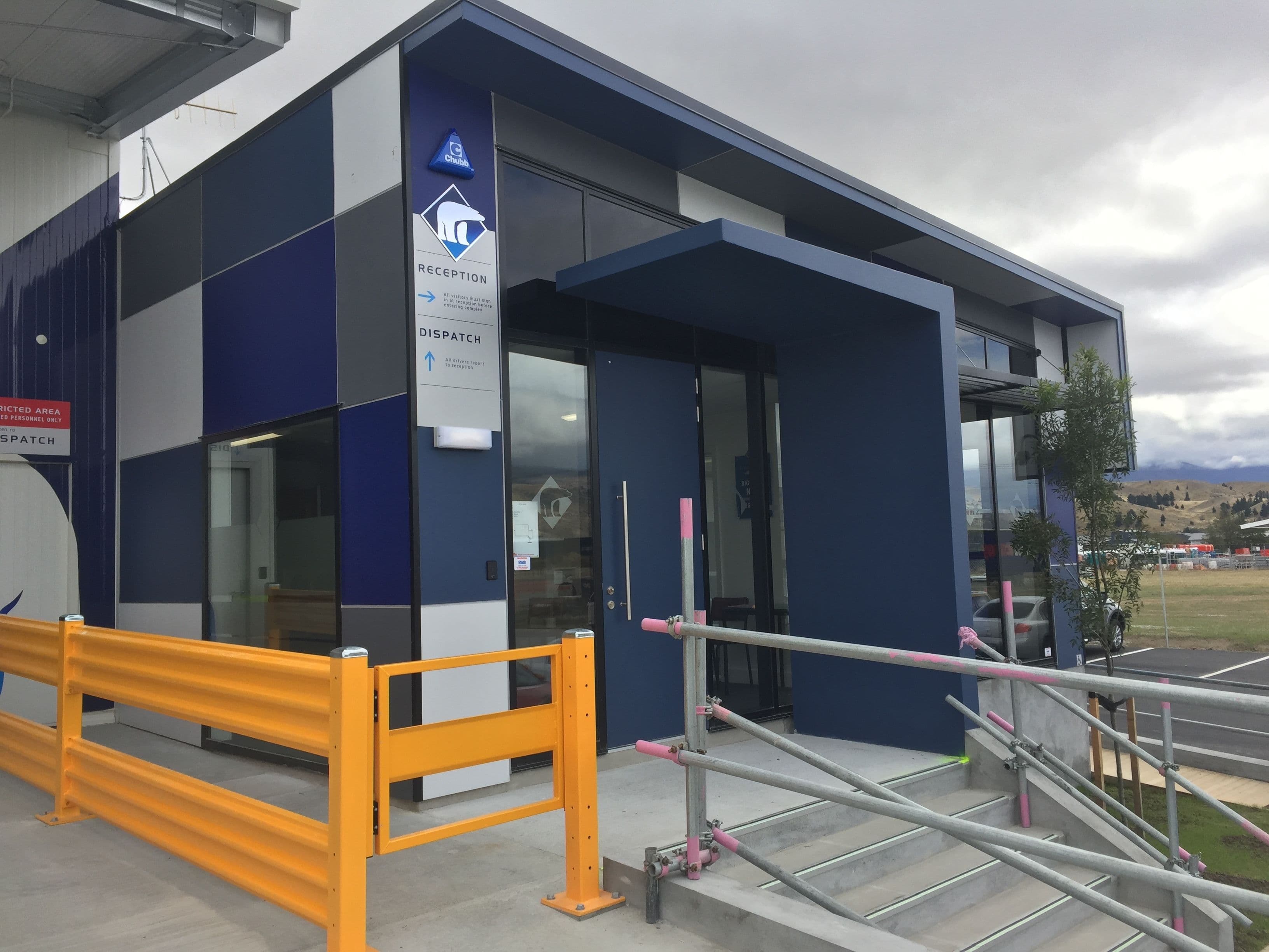 Exterior paint works of the big chill in wanaka