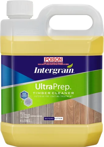 Intergrain UltraPrep Timber Cleaner 4L bottle