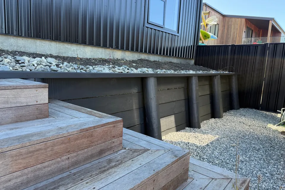 Retaining Wall Repaint in Lake Hawea