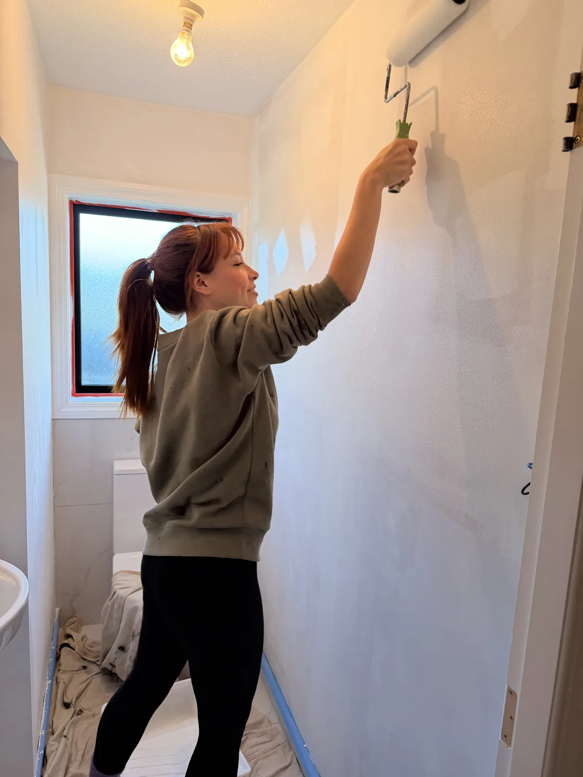 Bathroom Plastering, Gib Stopping and Wallpaper Installation in Cromwell - Process 1: Bathroom Gib Stopping Process Cromwell 1