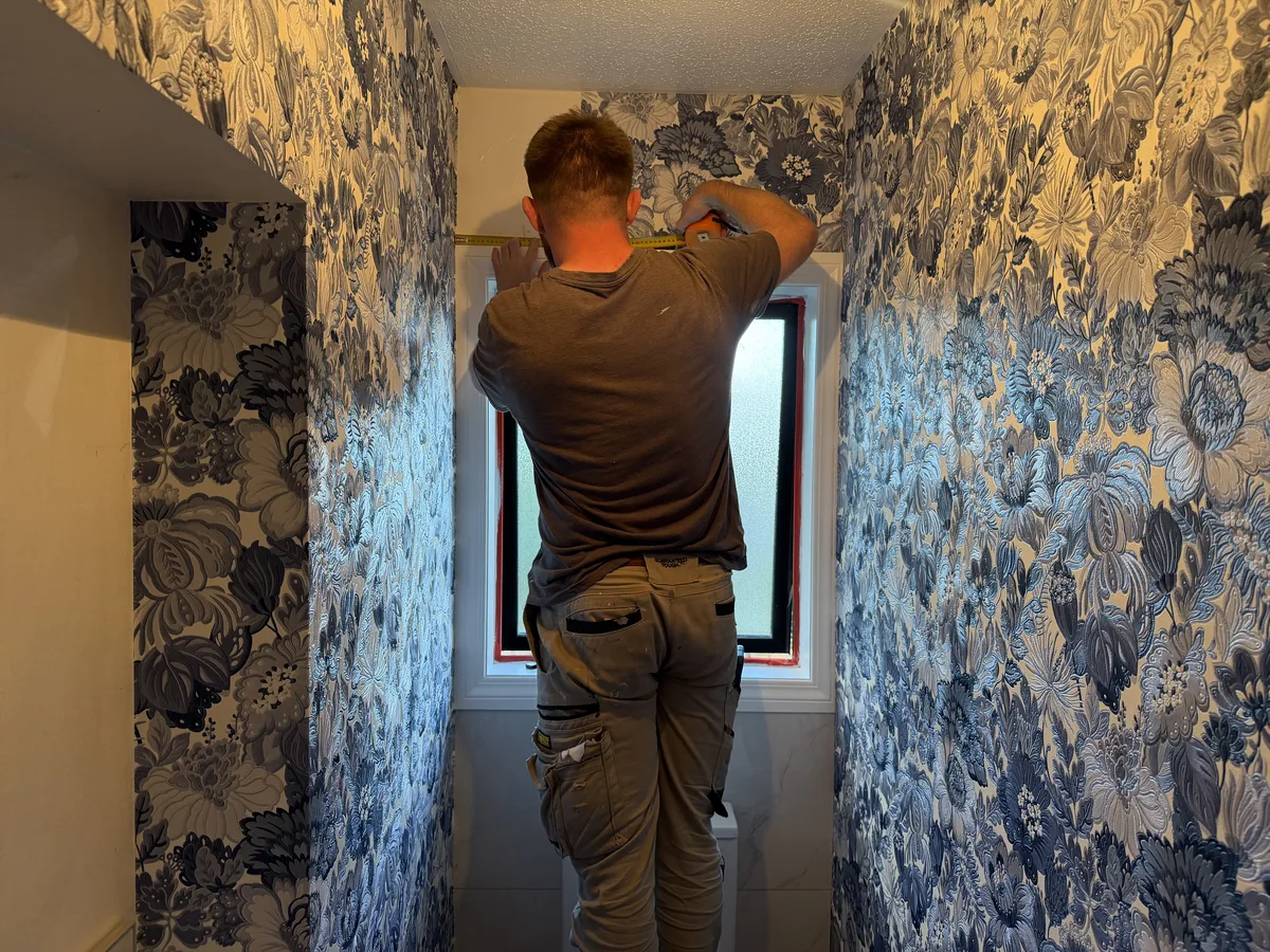 Bathroom Plastering, Gib Stopping and Wallpaper Installation in Cromwell - Process 5: Bathroom Gib Stopping Process Cromwell 5