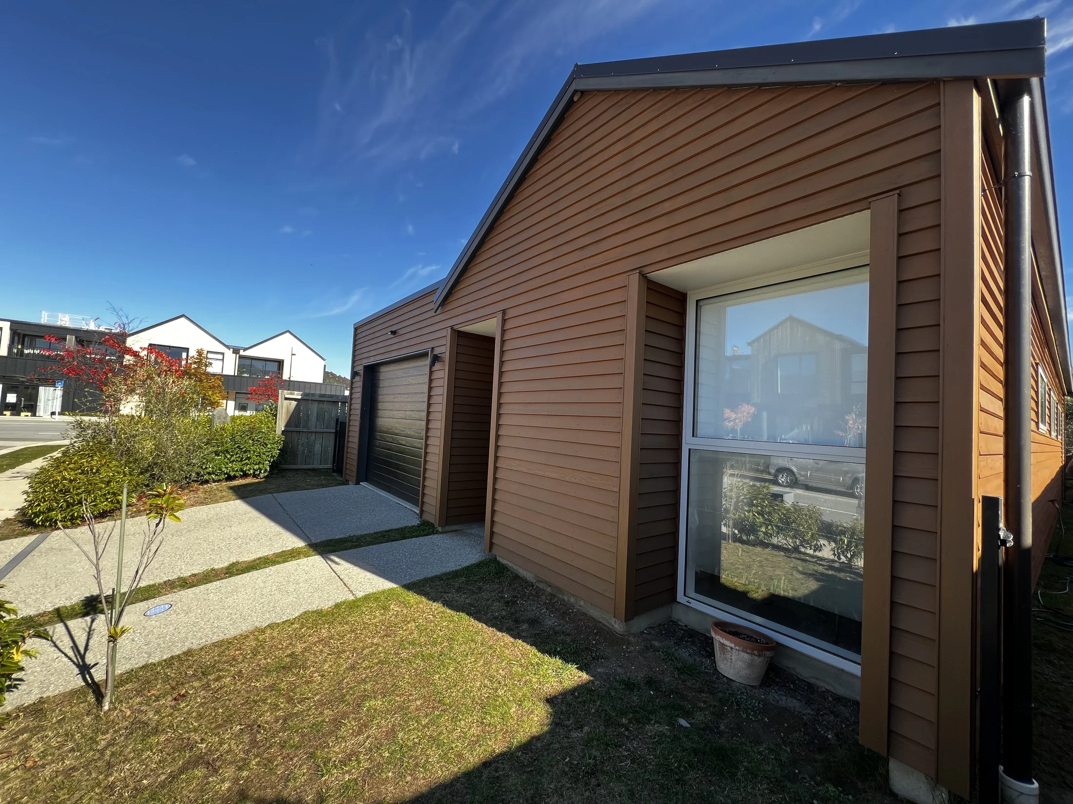 Cedar Maintenance in Northlake, Wānaka - After 3: Cedar Home After Restoration Street View Northlake Wanaka