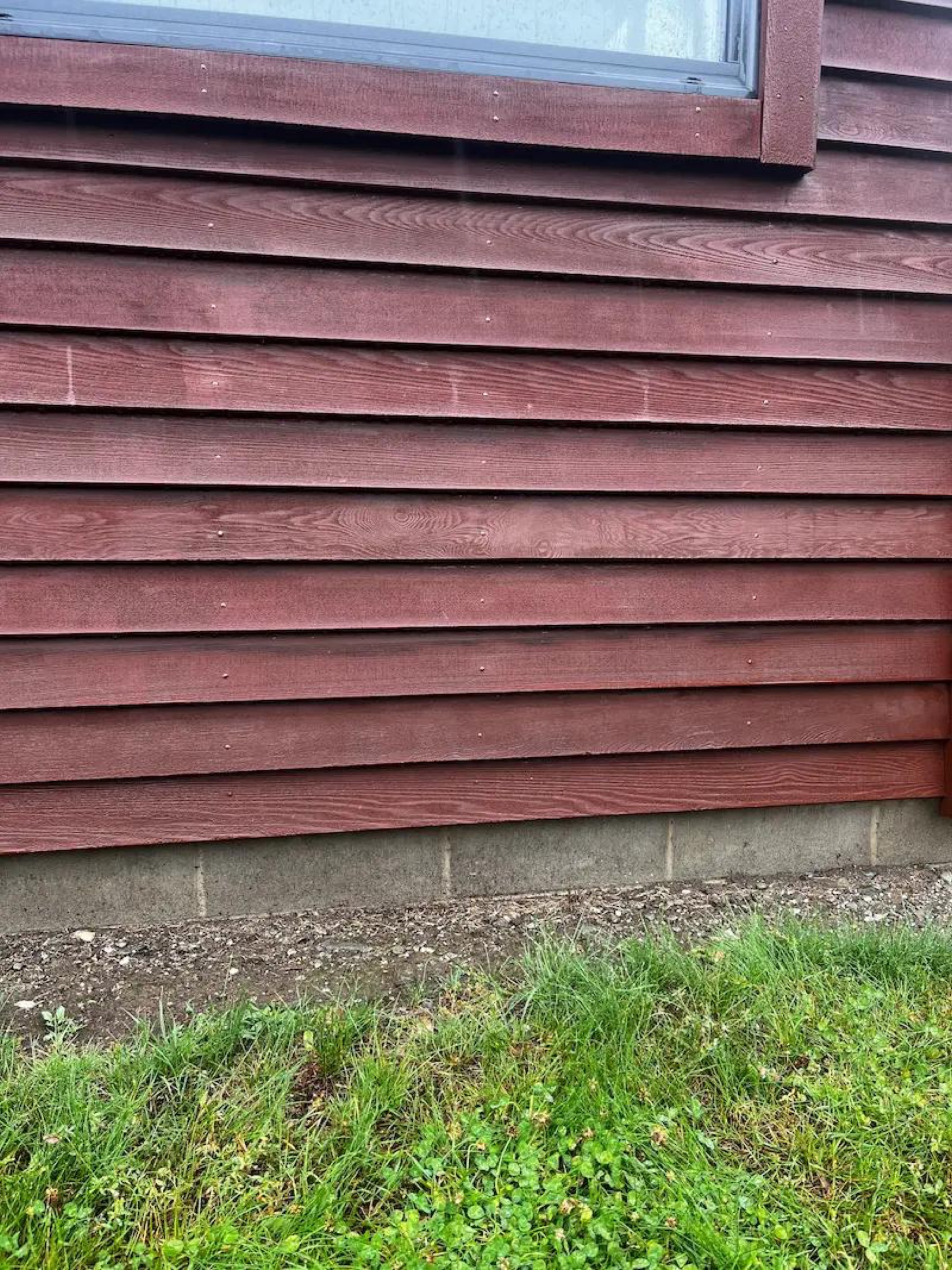 Cedar Refresh in Lake Hawea - Before 3: Faded Cedar Boards Closeup Before Staining Lake Hawea