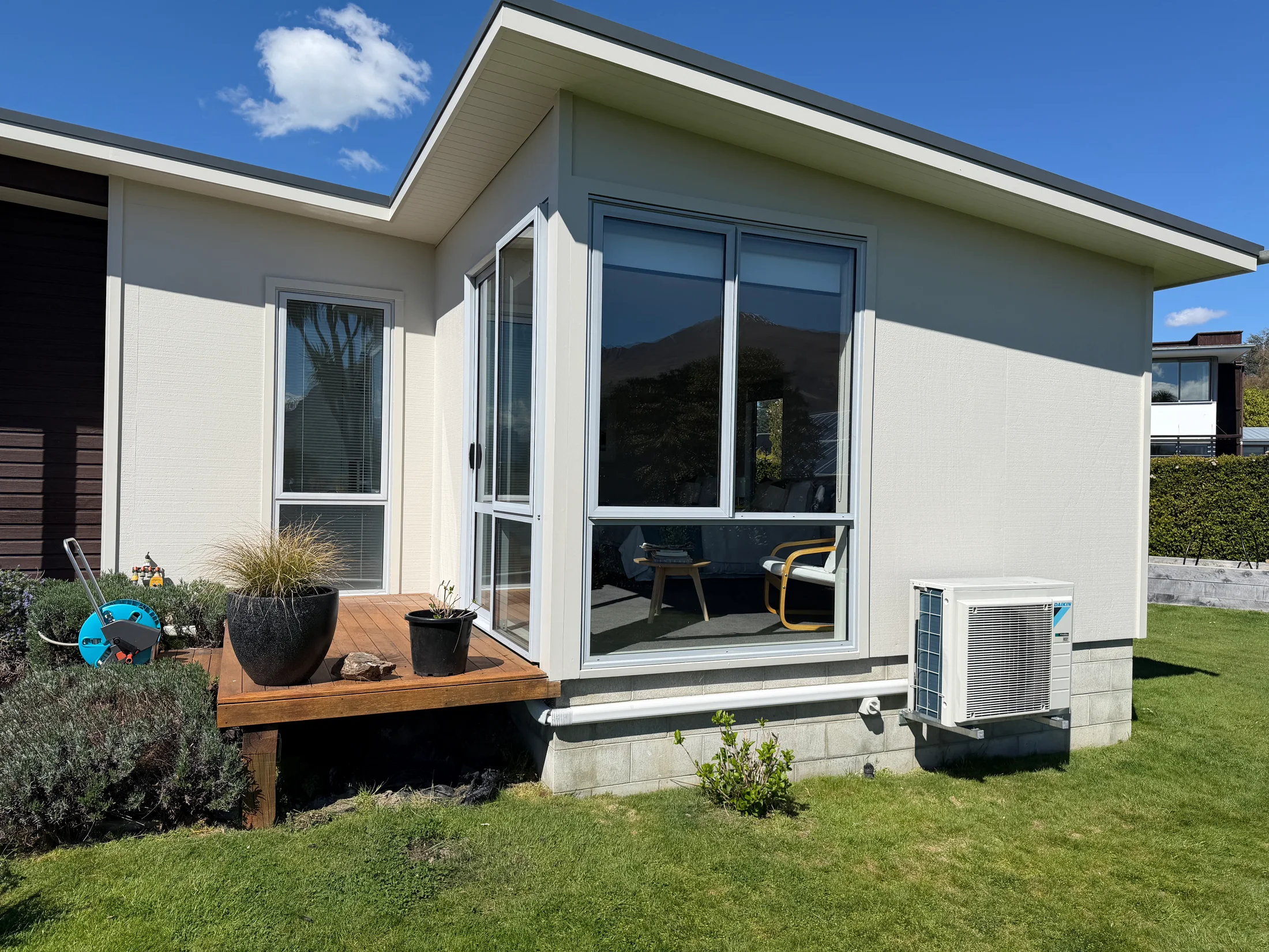 Exterior Repaint & Cedar Maintenance, Wānaka - After 3: Garden Room Exterior After Repainting Wanaka