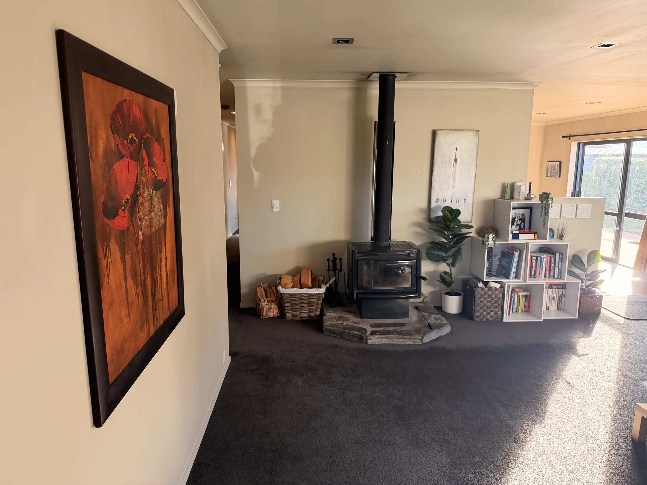 Interior Ceiling Repaint, Wanaka - Before 3: Living Room Ceiling Before Repaint Wanaka