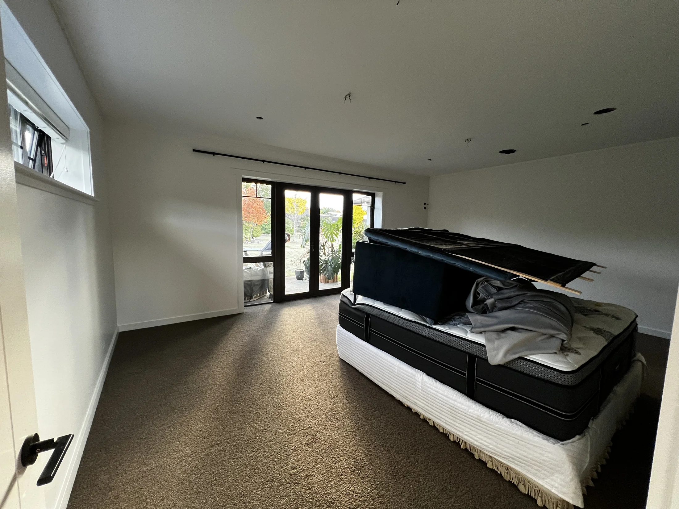 Interior Repaint & Wallpaper, Wanaka - After 5: Bedroom Fresh White Walls And Ceiling Wanaka