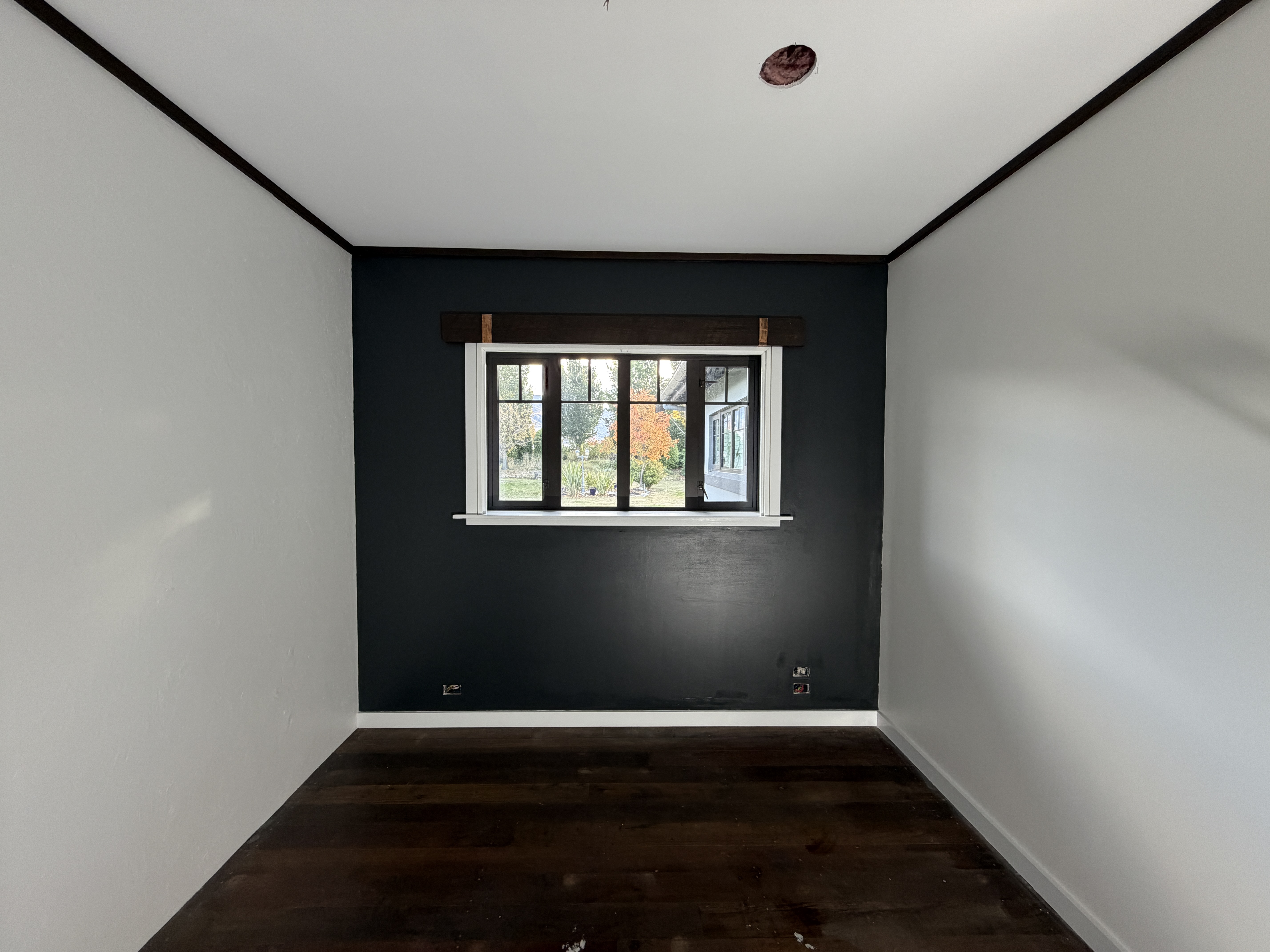 Interior Repaint & Wallpaper, Wanaka - After 6: Feature Wall Created In0 Beddrom One