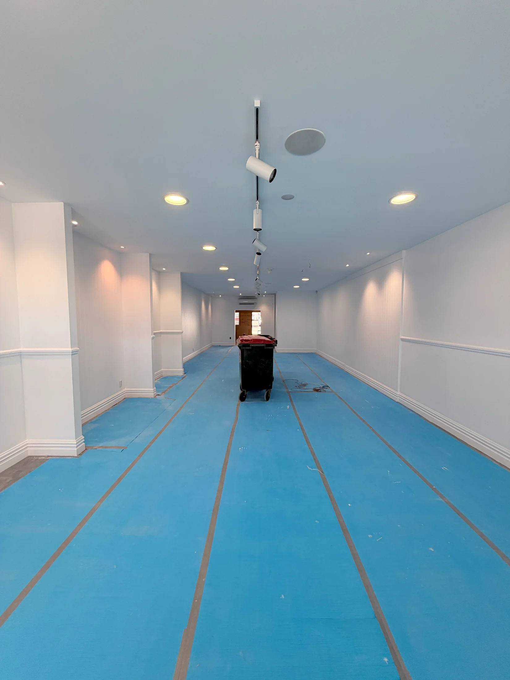 Rodd & Gunn Store Painting, Wanaka - Process 1: Painted Retail Interior Before Shop Fitout Wanaka