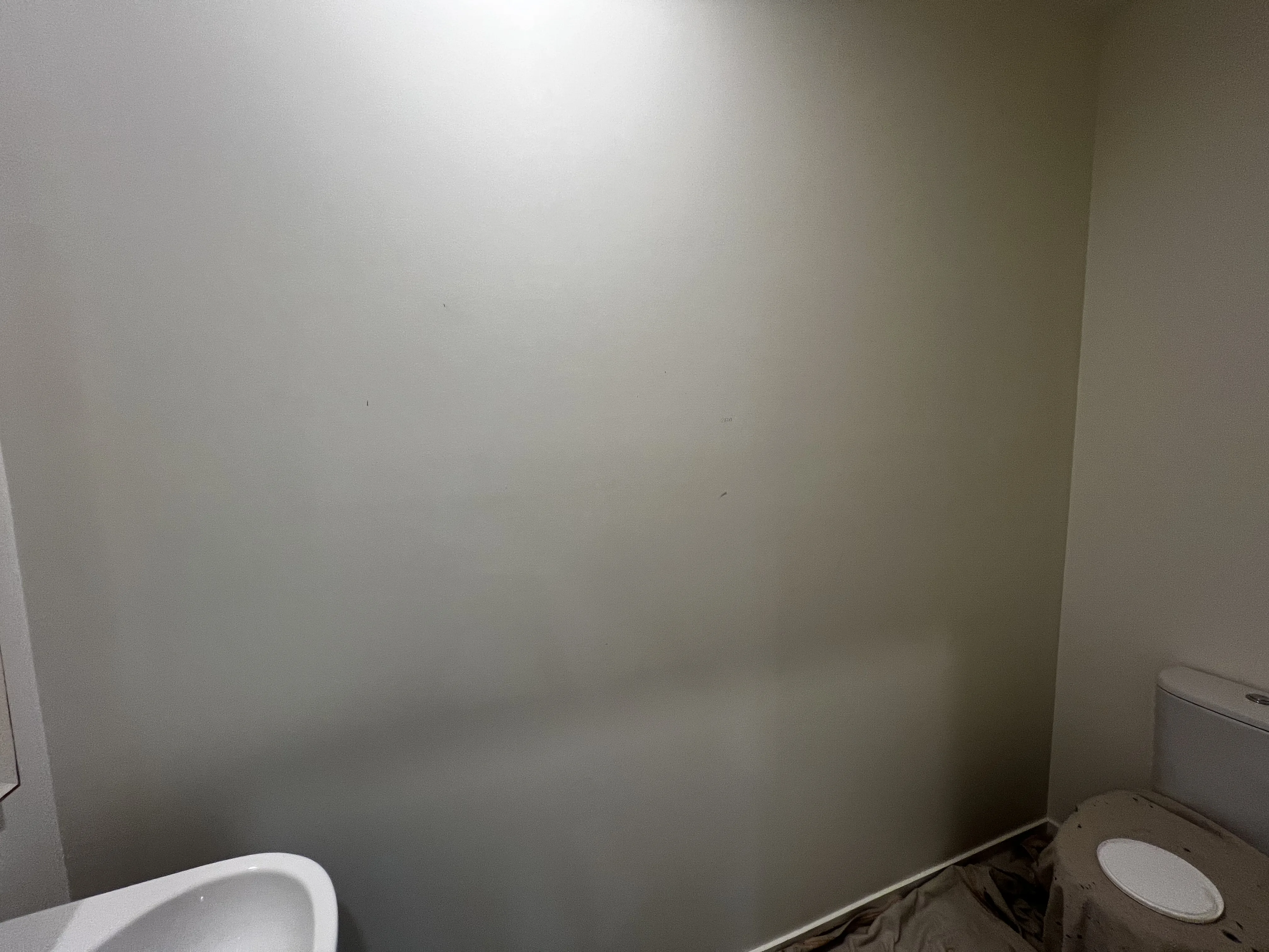 Wallpaper Installation in Wanaka Powder Room - Before 2: Before Wallpaper Installation Powder Room Wanaka Wall Preparation