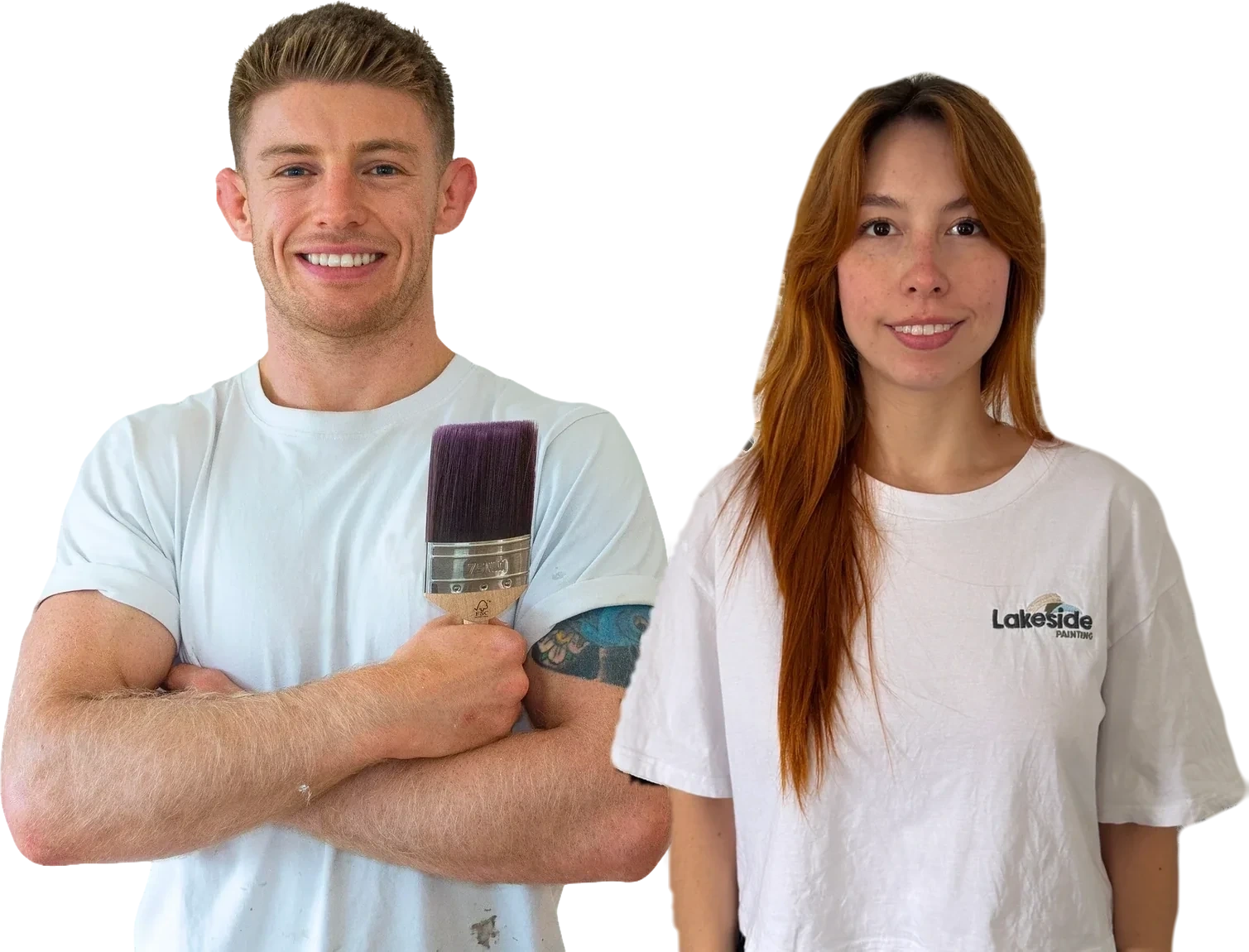 Brad and Suzie, the family team behind Lakeside Painting in Wānaka